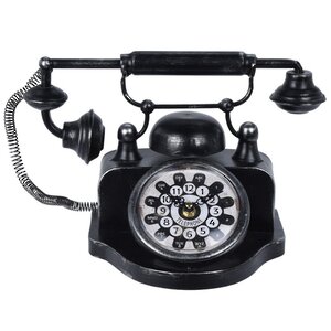 Настольные часы Retro Telephone 31*20 см (Koopman, Нидерланды). Артикул: Y36901150
