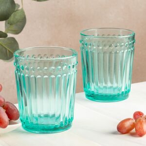 Стакан для воды Шамберте 270 мл бирюзовый, стекло