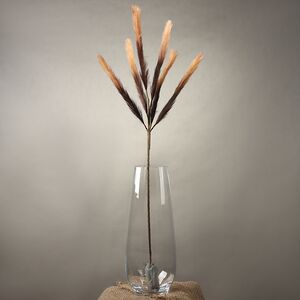 Светящаяся ветка для декора Моника 90 см шоколадная, теплые белые LED лампы, таймер, на батарейках Koopman (Купман) фото 8