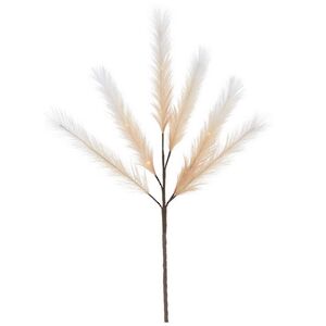 Светящаяся ветка для декора Моника 90 см кремовая, теплые белые LED лампы, таймер, на батарейках Koopman (Купман) фото 9