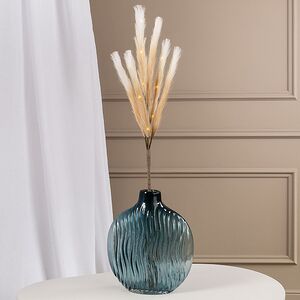 Светящаяся ветка для декора Моника 90 см кремовая, теплые белые LED лампы, таймер, на батарейках Koopman (Купман) фото 4