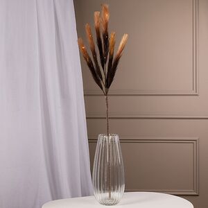 Светящаяся ветка для декора Monike Brown 90 см, теплые белые LED лампы, таймер, на батарейках