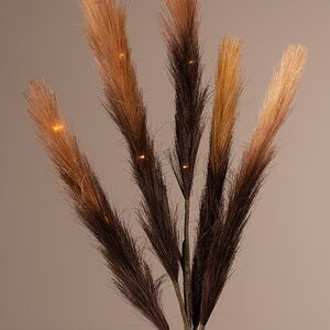 Светящаяся ветка для декора Моника 90 см шоколадная, теплые белые LED лампы, таймер, на батарейках Koopman (Купман) фото 3