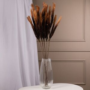 Светящаяся ветка для декора Моника 90 см шоколадная, теплые белые LED лампы, таймер, на батарейках Koopman (Купман) фото 4