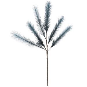 Светящаяся ветка для декора Моника 90 см синяя, теплые белые LED лампы, таймер, на батарейках (Koopman, Нидерланды). Артикул: YZA002530