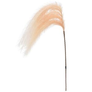 Светящаяся ветка с перьями Моника 130 см кремовая, теплые белые LED лампы, таймер, на батарейках Koopman (Купман) фото 5