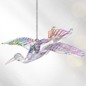 Елочная игрушка Птица - Пеларгониум Ирида 14 см