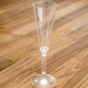 Одноразовые бокалы для шампанского Классик 160 мл 20 шт Снегурочка фото 2