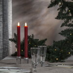 Светодиодная столовая свеча с имитацией пламени Desire 24.5 см, 2 шт, на батарейках
