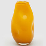 Декоративная ваза Альбиора 29 см горчичная
