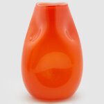 Декоративная ваза Альбиора 29 см мандариновая