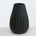 Керамическая вазочка Вильма 12 см черная
