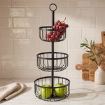 Металлическая этажерка Cobo 60*23 см трехъярусная
