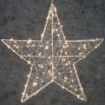 Светодиодное украшение Звезда Герэль 58 см, 120 теплых белых LED ламп, IP44