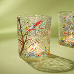 Стеклянный подсвечник Сады Эдема 10 см