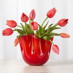 Декоративная ваза Алеберта 14 см красная