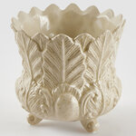 Декоративная ваза-кашпо Pianta Felice 15 см белая