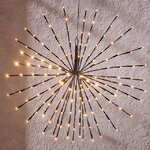 Светодиодное украшение Firework Black 70 см, 160 теплых белых LED ламп, IP44