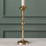 Декоративный подсвечник для одной свечи Campo Gold 30 см