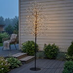 Светодиодное дерево Лэнгдон 180 см, 900 теплых белых LED ламп, таймер, IP44