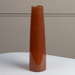 Ваза для цветов Xandra Single 38 см темно-оранжевая