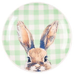 Пасхальное блюдо Пасхальный Зайка 19 см зеленое