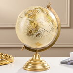 Декоративный глобус Карвуд 31 см бежевый