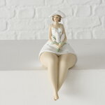 Декоративная статуэтка Леди Кимберли с цветами 18 см