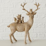 Декоративная фигурка Олень Ричард с друзьями 24 см