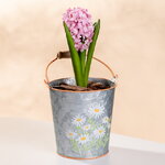 Металлическое кашпо Ведерко Луфен 14 см