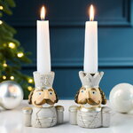 Набор декоративных подсвечников Бравые Гвардейцы Королевства 9 см, 2 шт