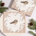Бумажные салфетки Птичка Уэльяс 17*17 см, 20 шт