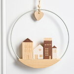 Декоративное панно Улочка Хельсингборга 25 см