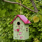 Садовое украшение Скворечник Primula 22 см оливковый