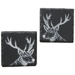 Набор подставок из сланца Moritz 11 см, 4 шт