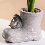 Садовое кашпо Сапожок Эрмстон - Улитка 13*11 см