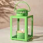 Подсвечник-фонарь Уинкли 10 см зеленый