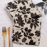 Бумажные салфетки Binasco 17*17 см бежевые, 20 шт