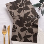 Бумажные салфетки Binasco 17*17 см серые, 20 шт