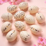 Пасхальные украшения Яйца Кролик Тинка 6 см, 12 шт, подвеска