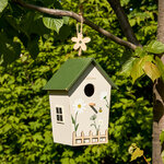 Садовое украшение Honey: Camomile and Bee 21 см серый