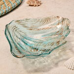 Блюдо для подачи закусок Seashell 20 см, стекло