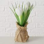 Искусственный цветок в горшке Крокус 19 см