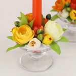 Венок для свечи Ранункулюс - Di Biancan 12 см