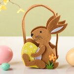 Сумка для подарков Пасхальный Кролик 12*8 см, фетр