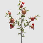 Искусственная ветка Гранат Легрелле 76 см красная