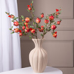Искусственная ветка Гранат Легрелле 76 см красная