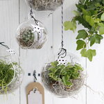 Стеклянный шар для декора Мелоне 8 см