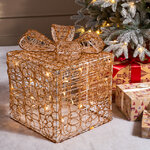 Светящийся подарок Lokka 40 см, 40 теплых белых LED ламп, на батарейках, IP44