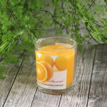 Ароматическая свеча в стакане Апельсин 8 см